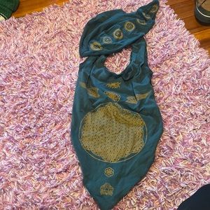 Festival top with flower of life and chakras- has an attached hood